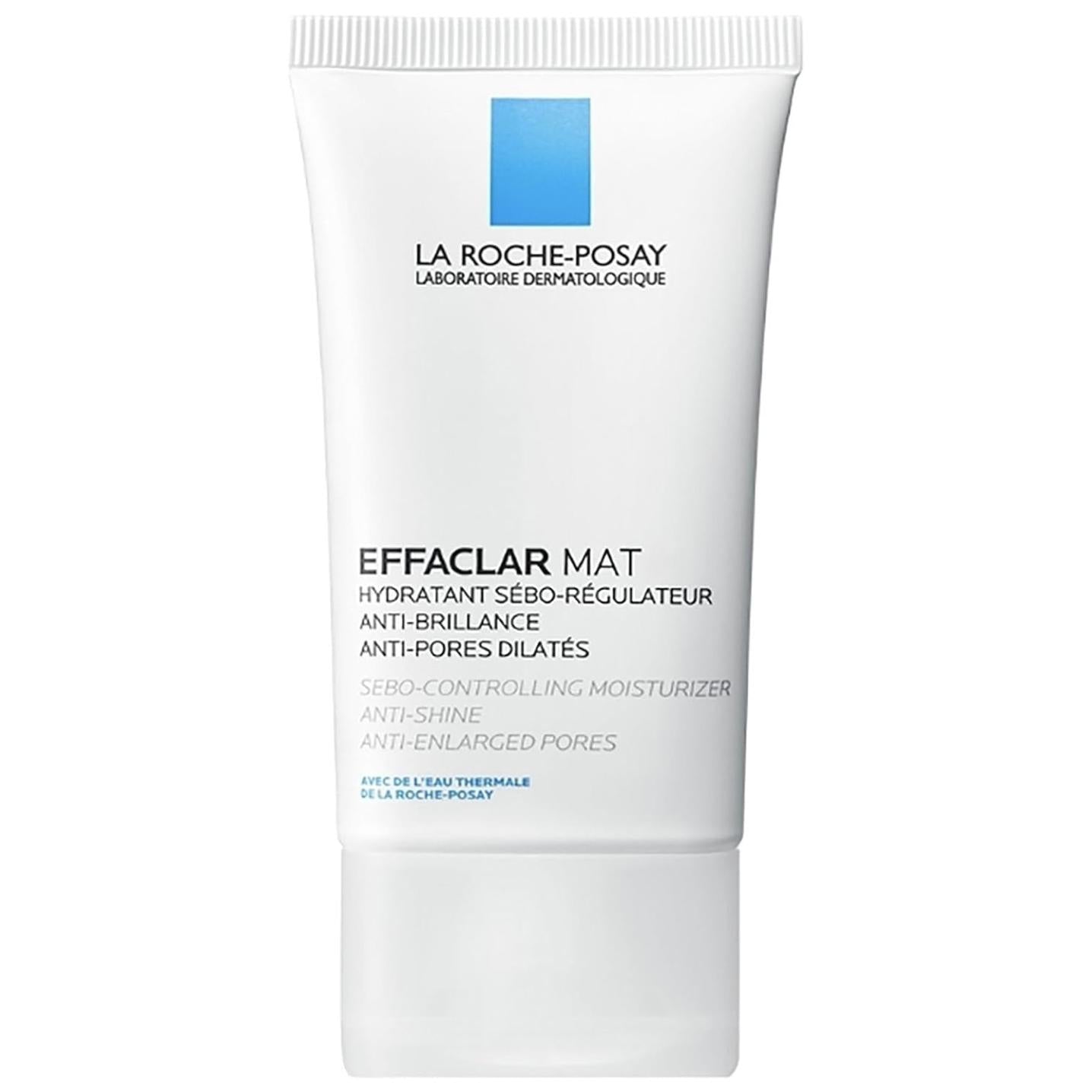 Effaclar Mat crema hidratante facial matificante con complejo sebo-absorbente para piel grasa y con poros visibles, 40 ml, probada dermatológicamente