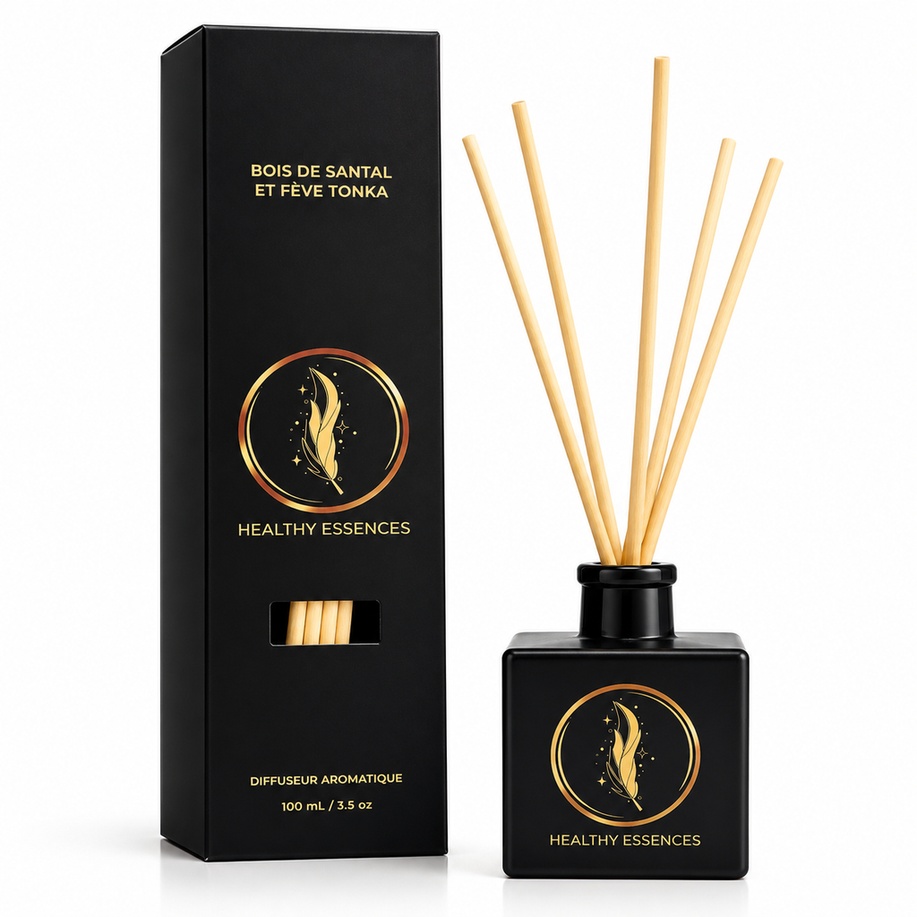 HEALTHY ESSENCES - BOIS DE SANTAL ET FEVE TONKA 100 ML