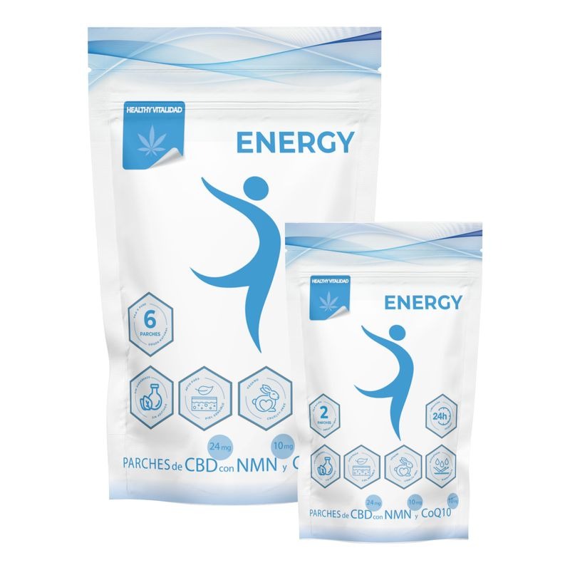 PARCHES DE CBD, NMN Y CoQ10 Energy (6 Unidades)